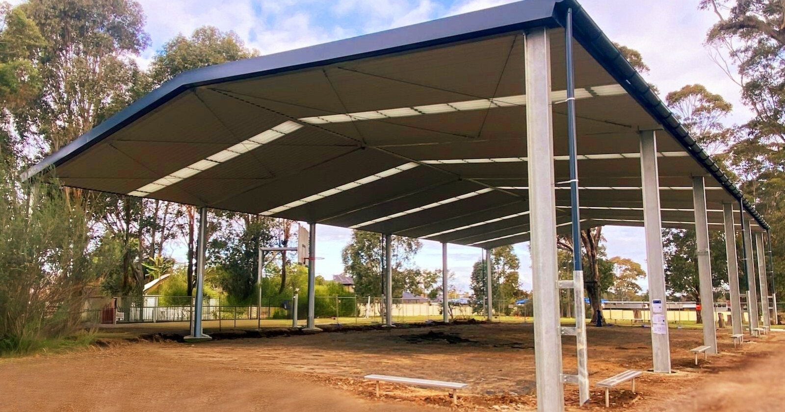 School COLA shelter by ABC Sheds