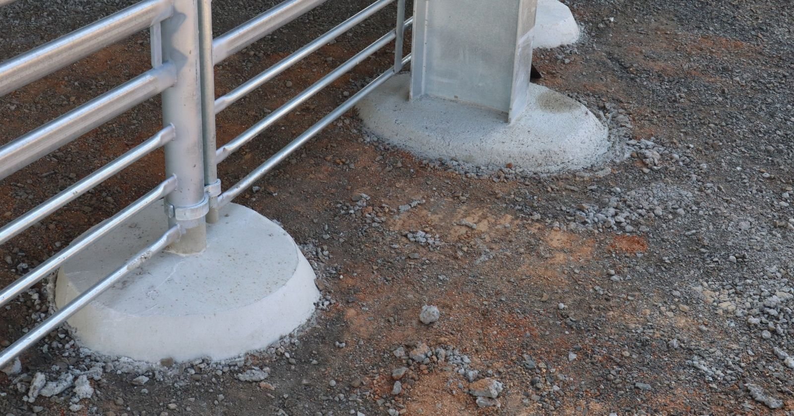 Steel shed concrete footings