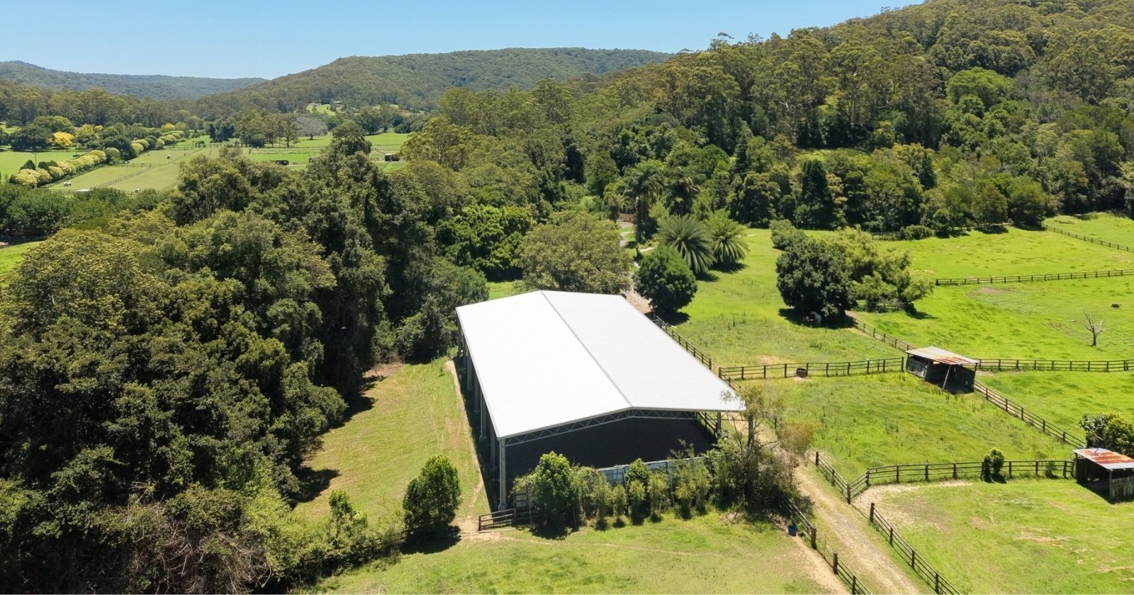Farm shed built with quality Australian steel