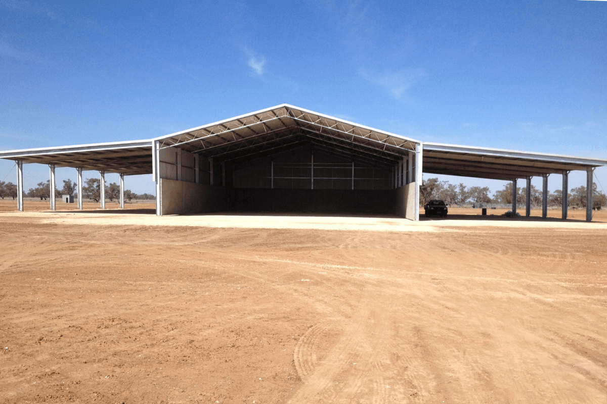 Large ABC Sheds grain shed