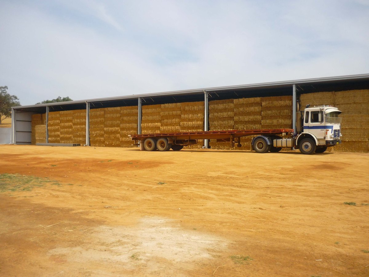 See how a hay shed saves you money
