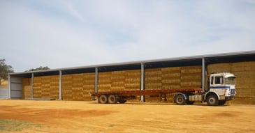 See how a hay shed saves you money