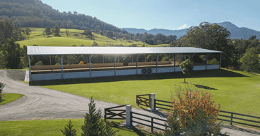 ABC Sheds enclosed dressage arena