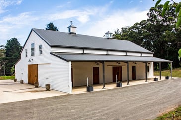 ABC Sheds horse stable project