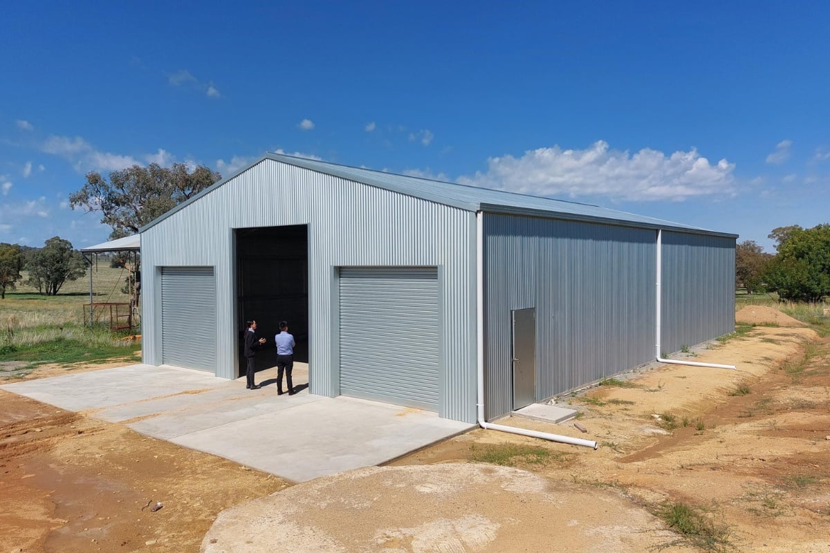 Custom manufactured shed Australia