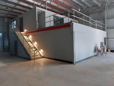 commercial shed section