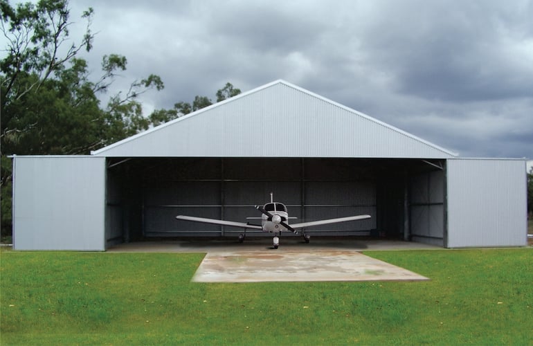 Aircraft hangar in Hillston