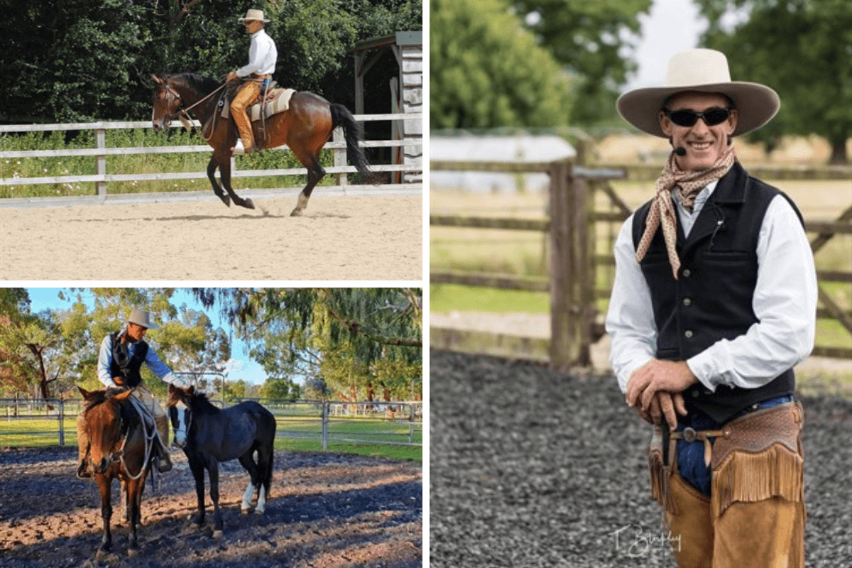 Horse trainer David Stuart