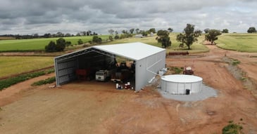 The advantages of drive-through machinery sheds