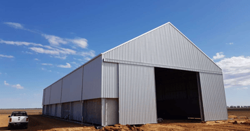 ABC Sheds grain storage shed