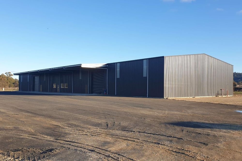 Polycarbonate sheets used appropriately in a shed