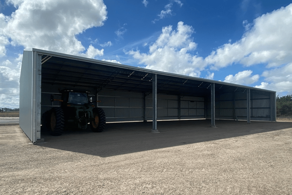 Shed with 8m bays by ABC Sheds