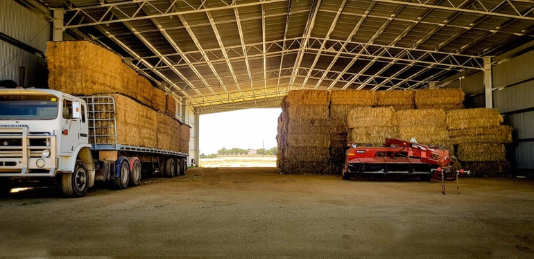 Get a tax advantage for a hay shed