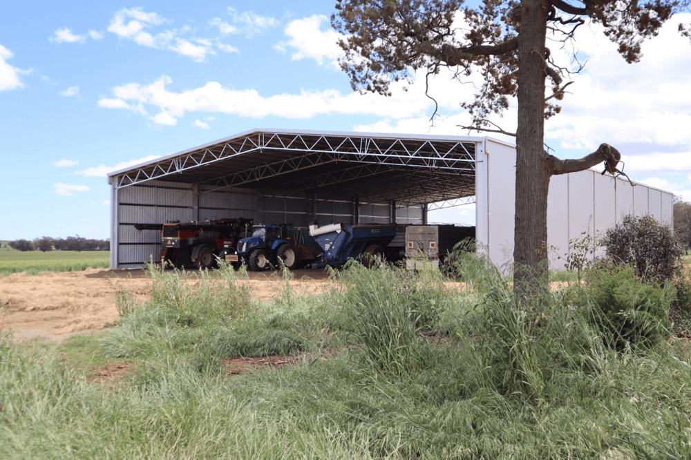 ABC Sheds farm machinery shed