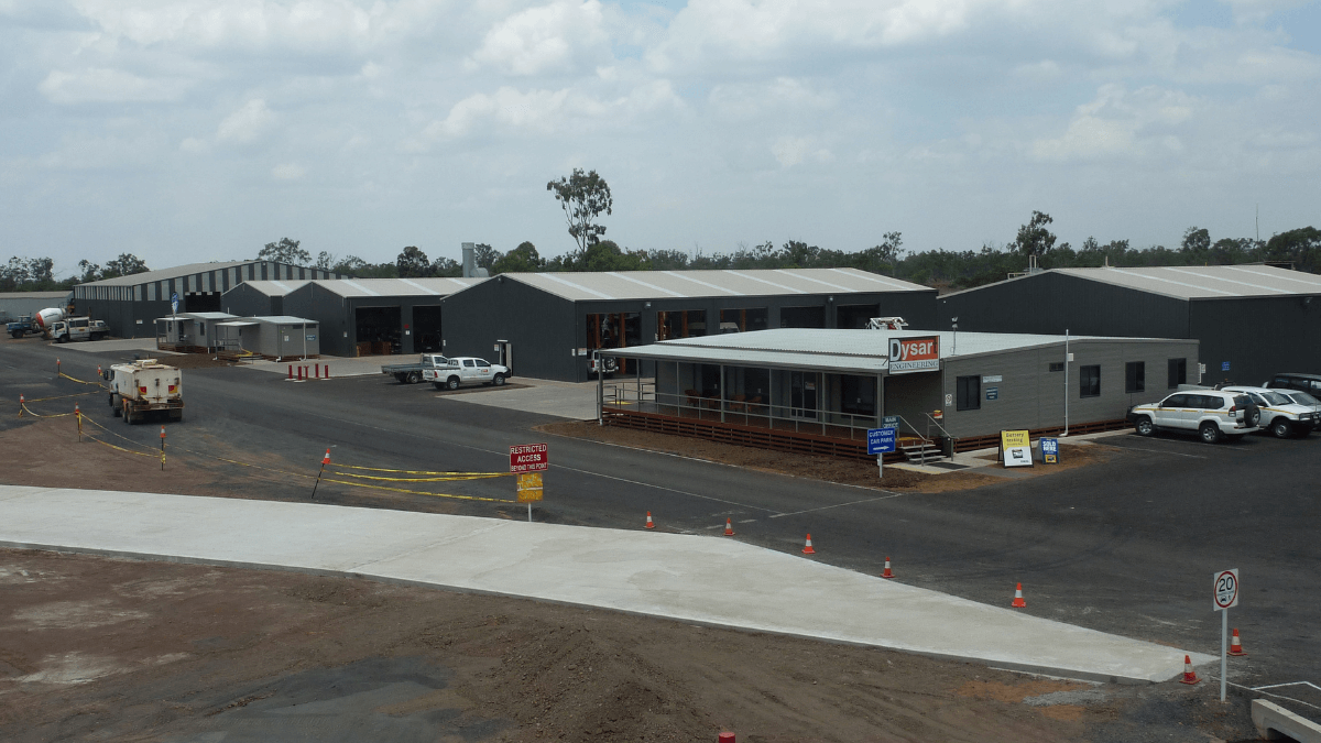 ABC Sheds freight and logistics warehouse