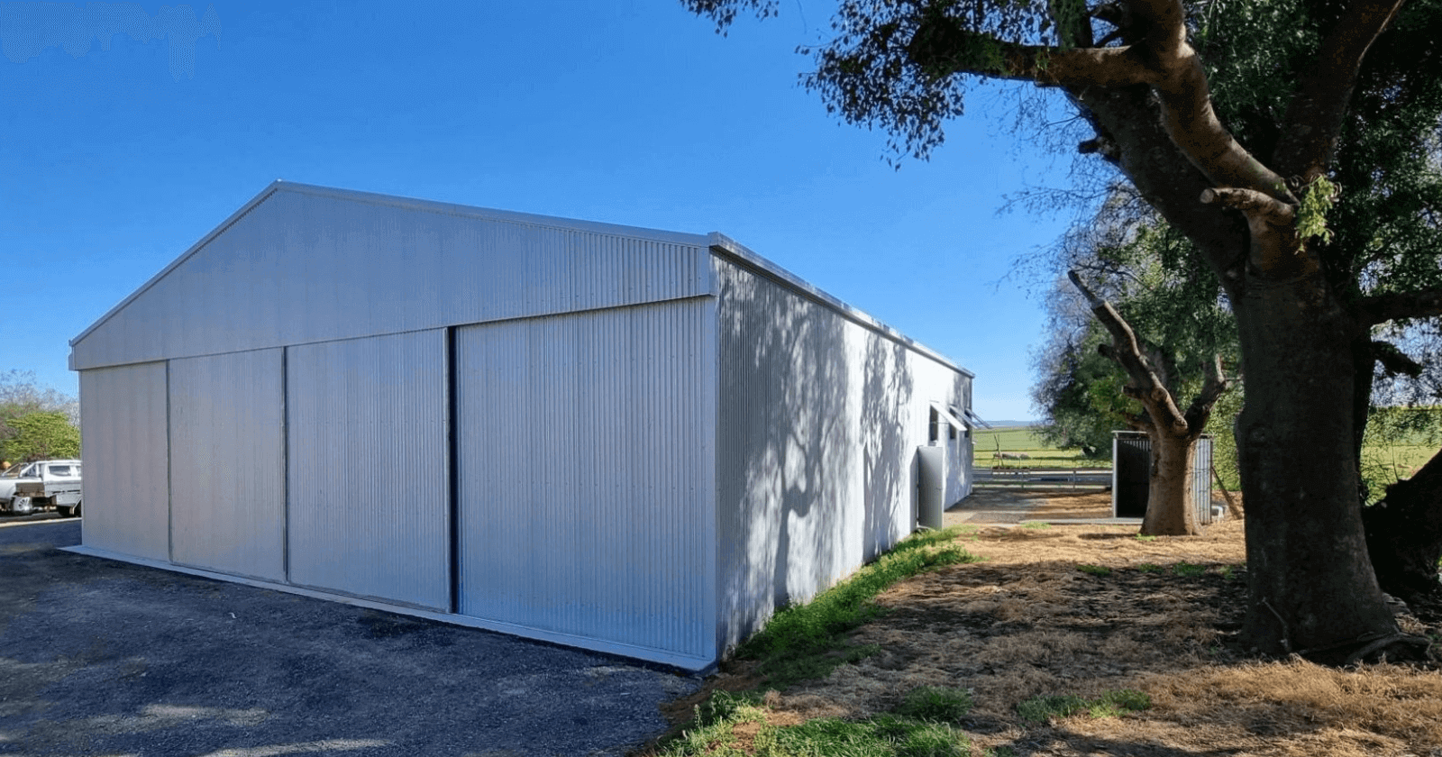 What's the process for building a shearing shed?