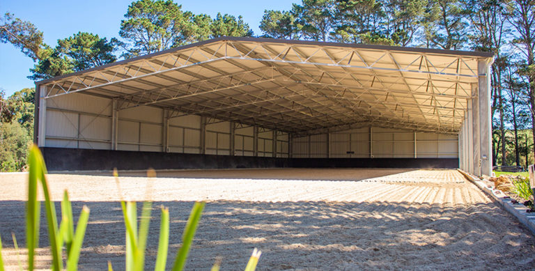 How to build a dressage arena in photos