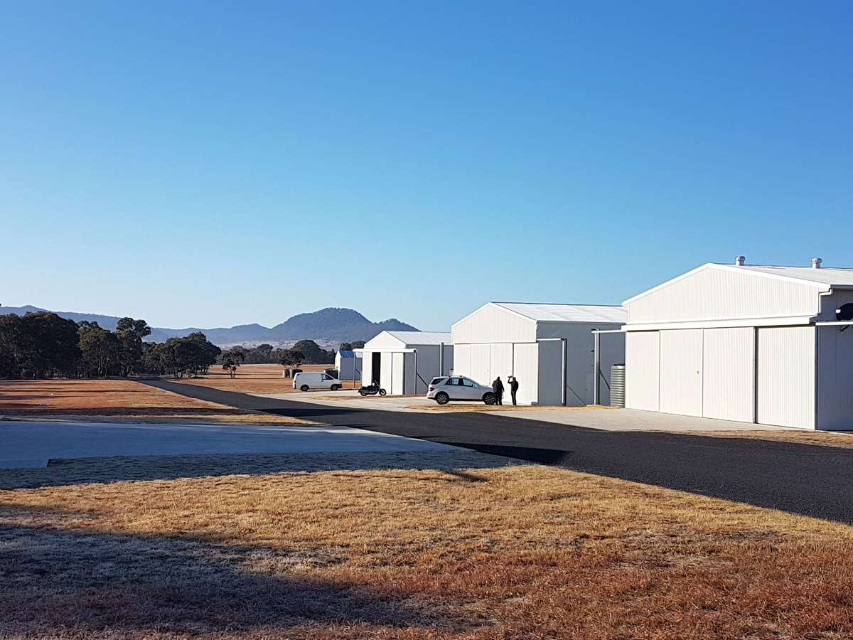 Aircraft hangar Rylstone