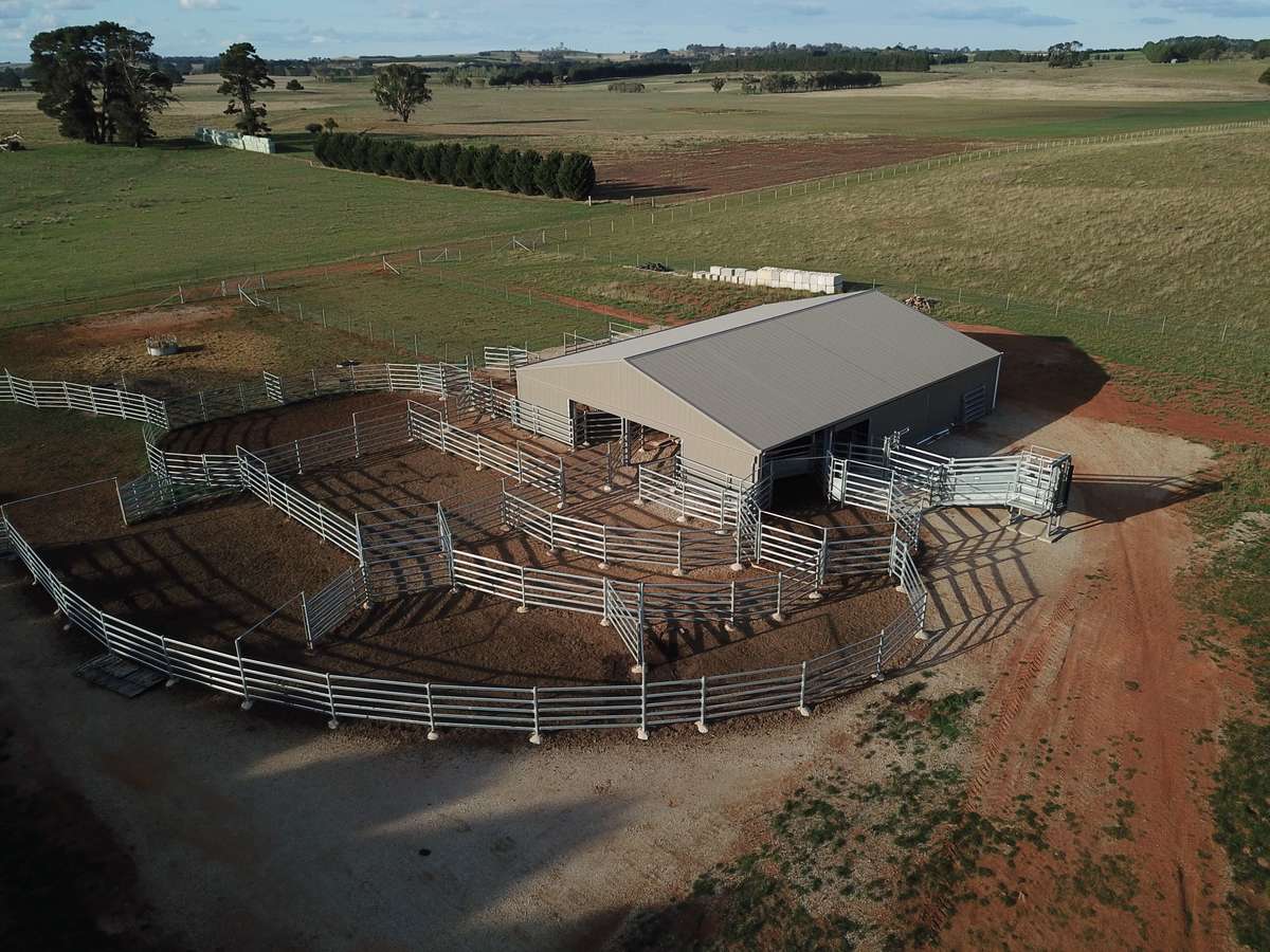 Bird's eye view of Crookwell yard cover