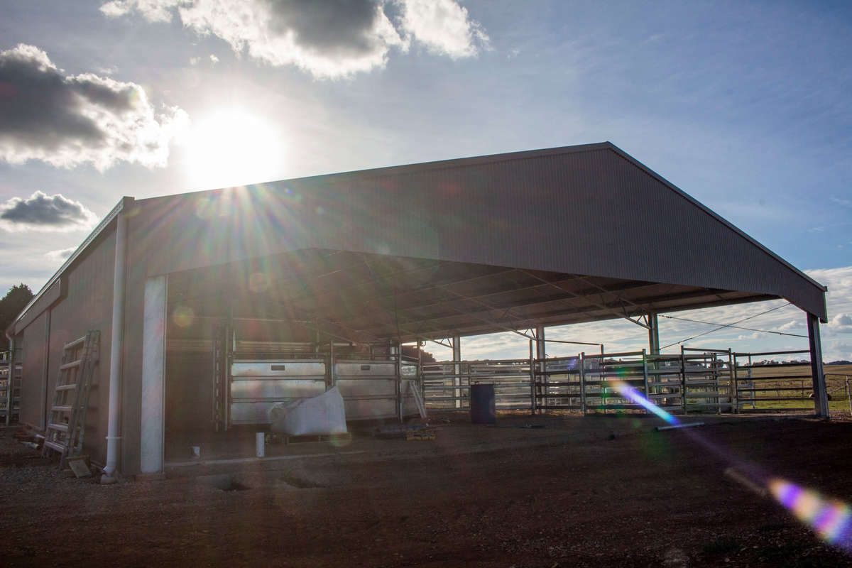 Sunset view of Crookwell yard cover