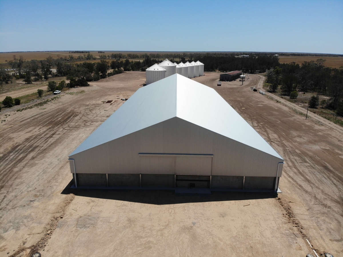 Closed Moree grain shed