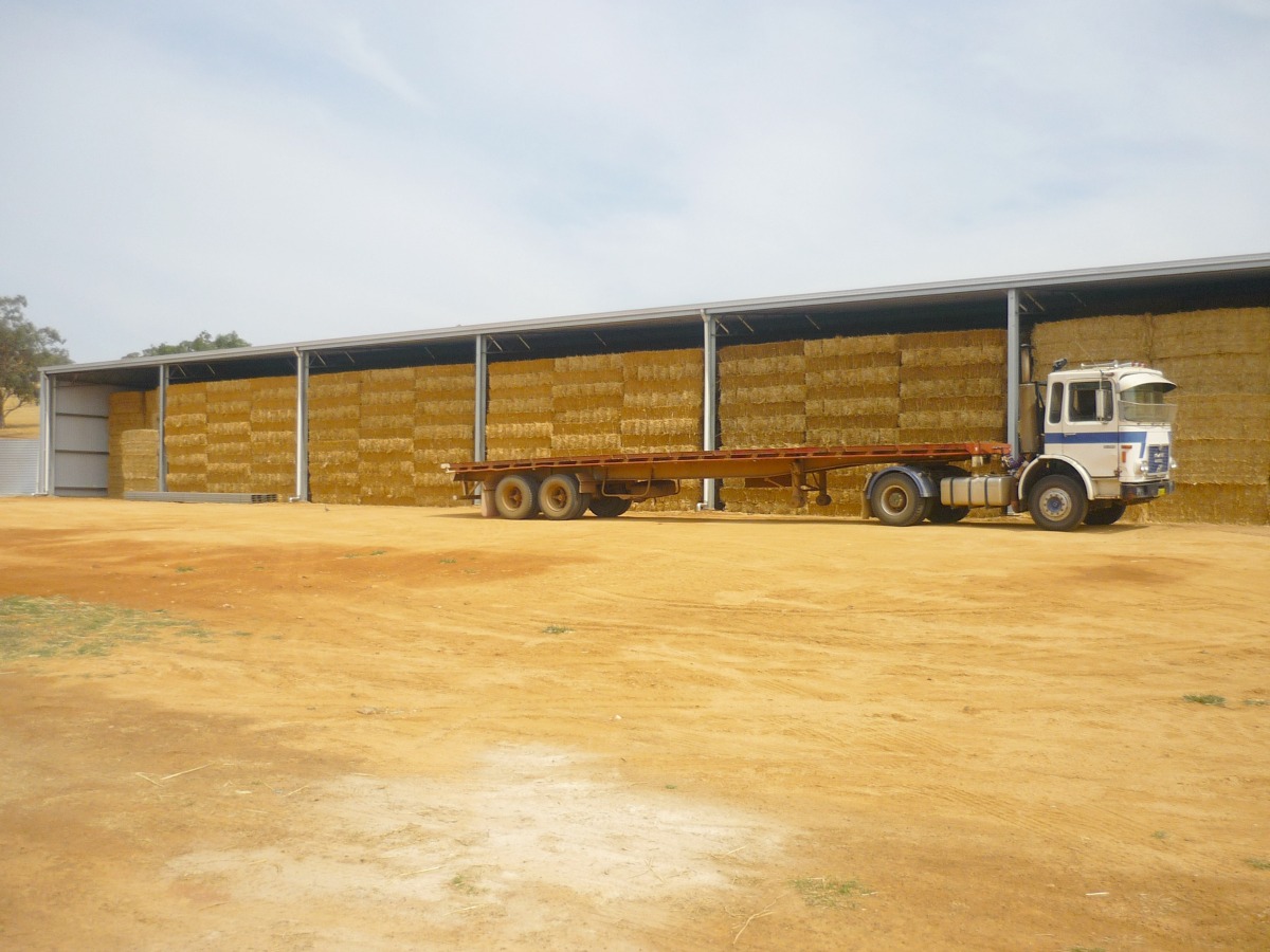 Hay shed in Cowra