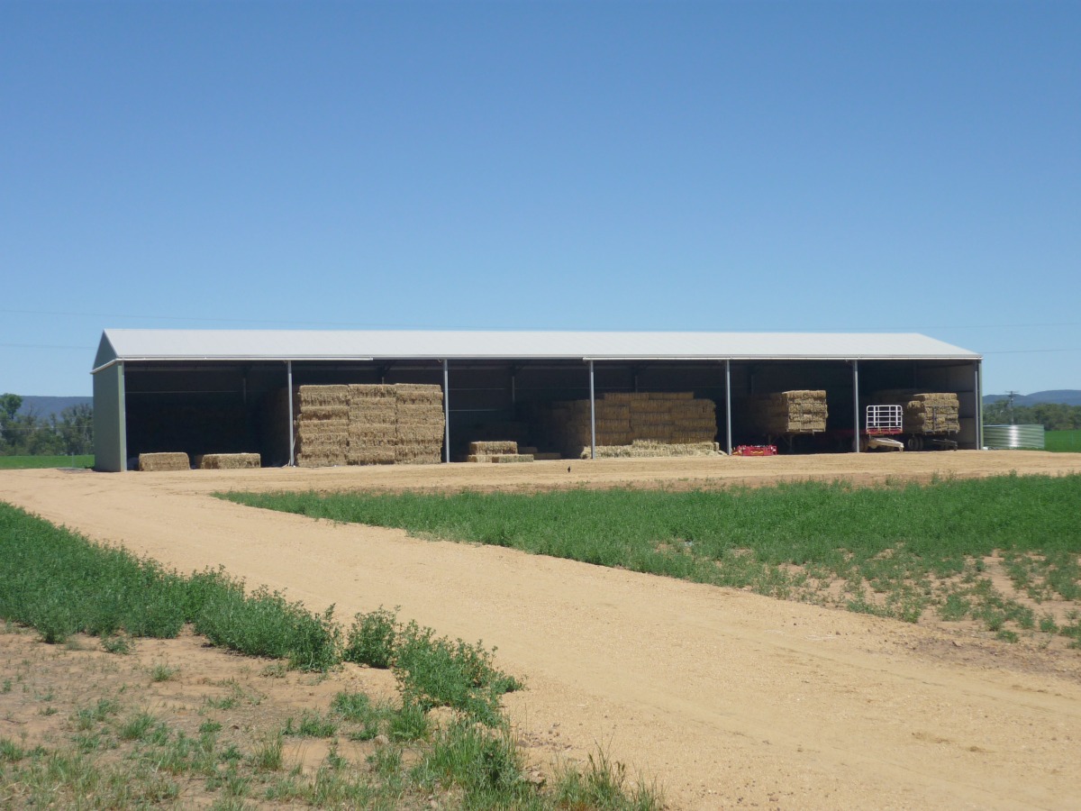 6 bay hay shed - Cowra West