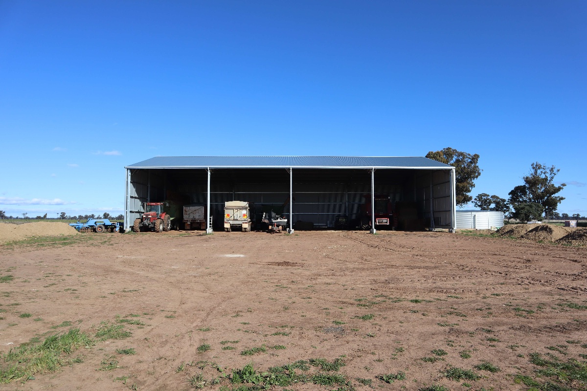 Milvale hay shed