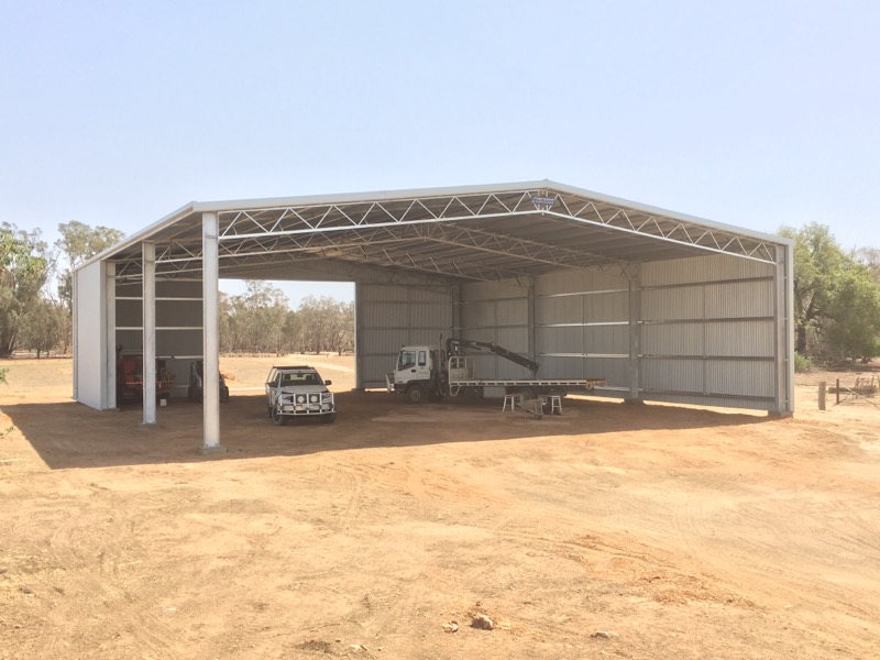 Hay shed in Grenfell