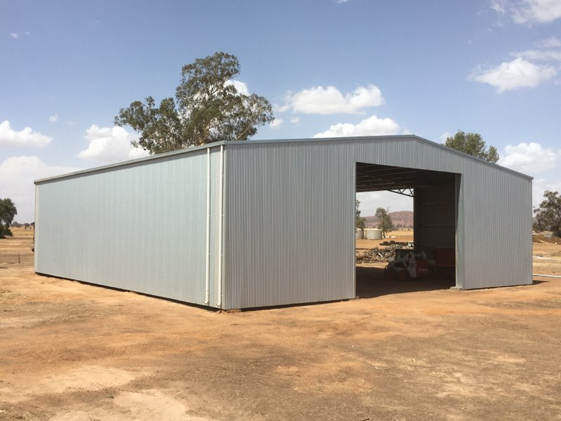 Outside of Grenfell hay shed