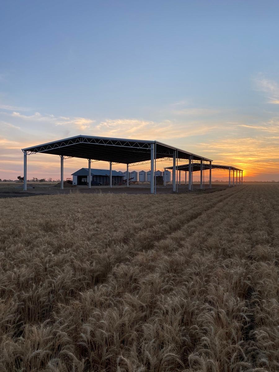 ABC Sheds hay sheds completed in Rosedale