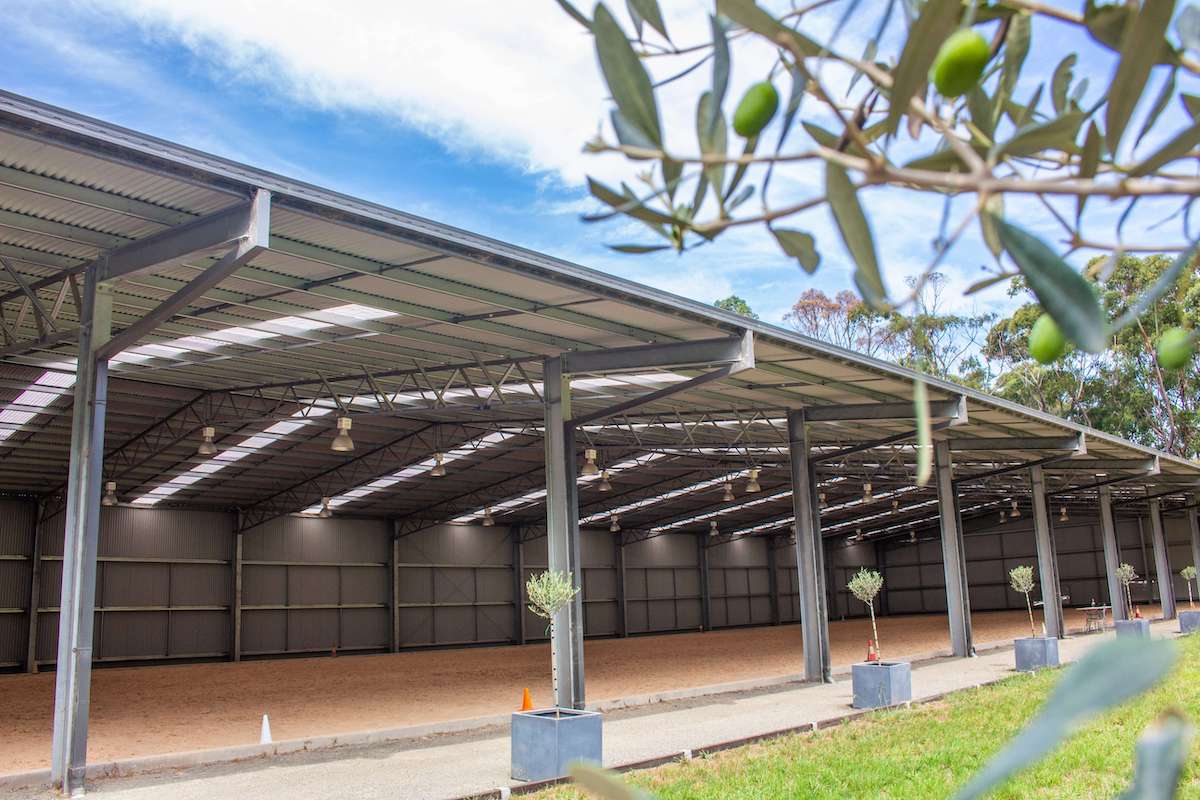 Building a covered horse arena