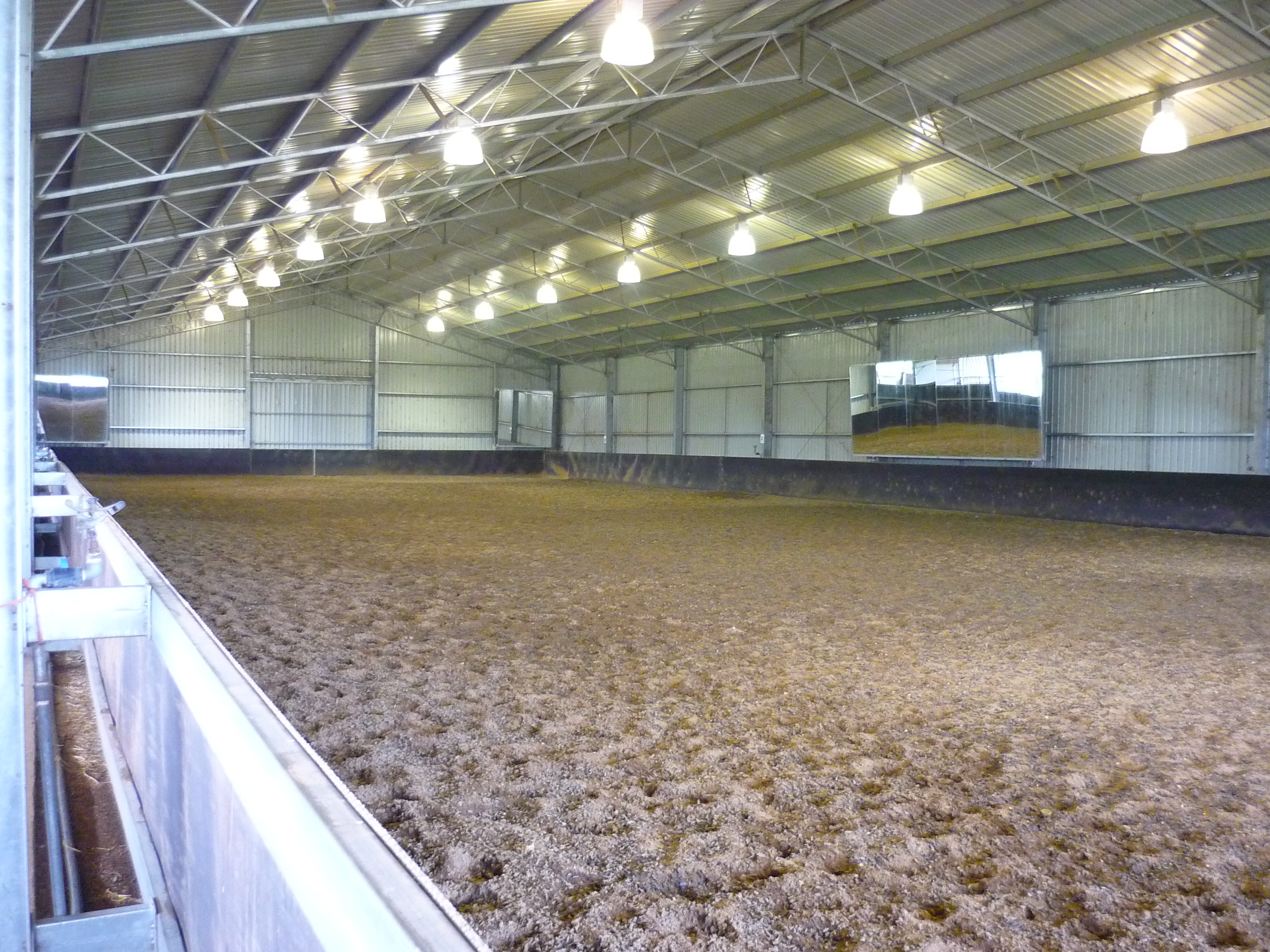 Covered dressage arena