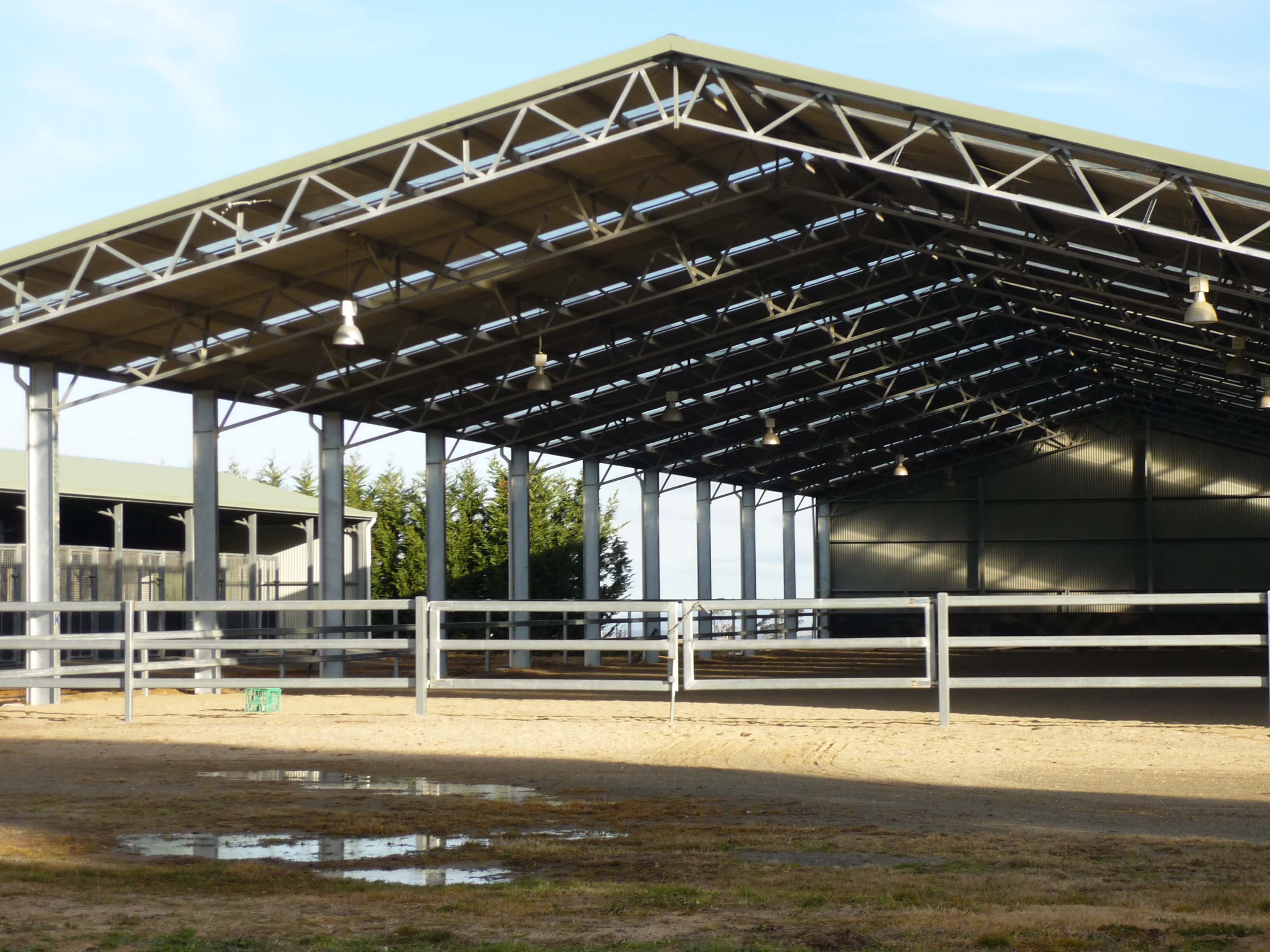 Inside Crookwell dressage arena