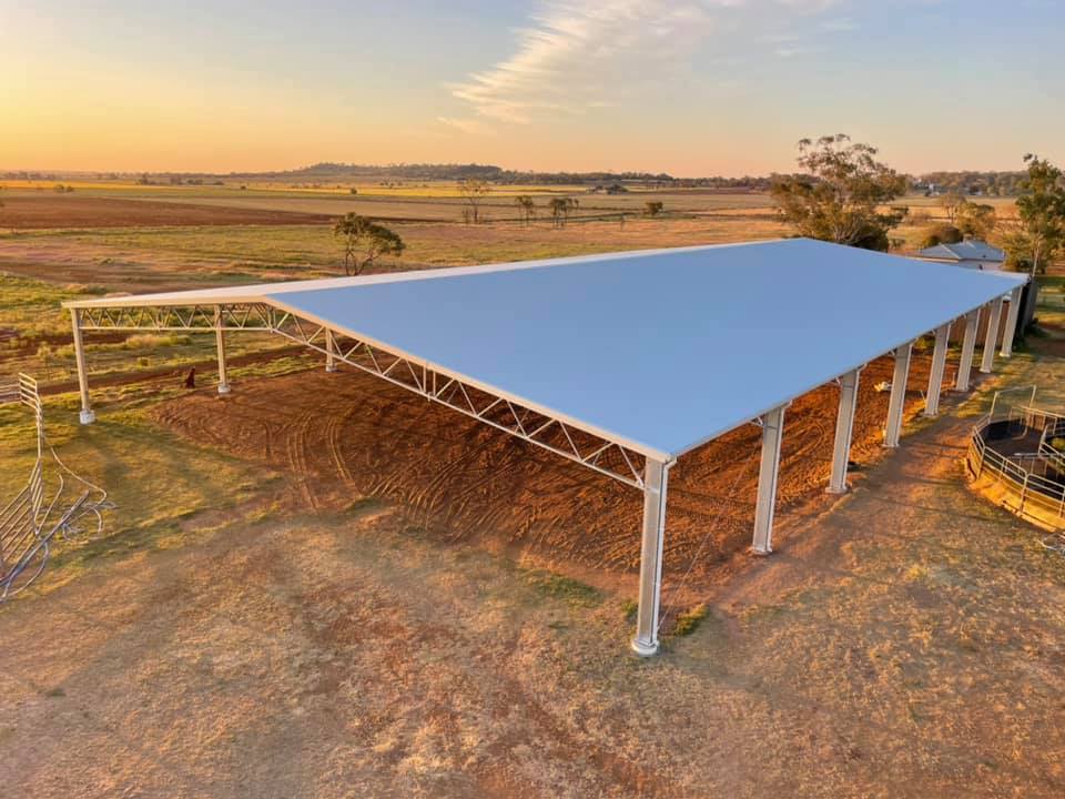 Covered horse arena by ABC Sheds