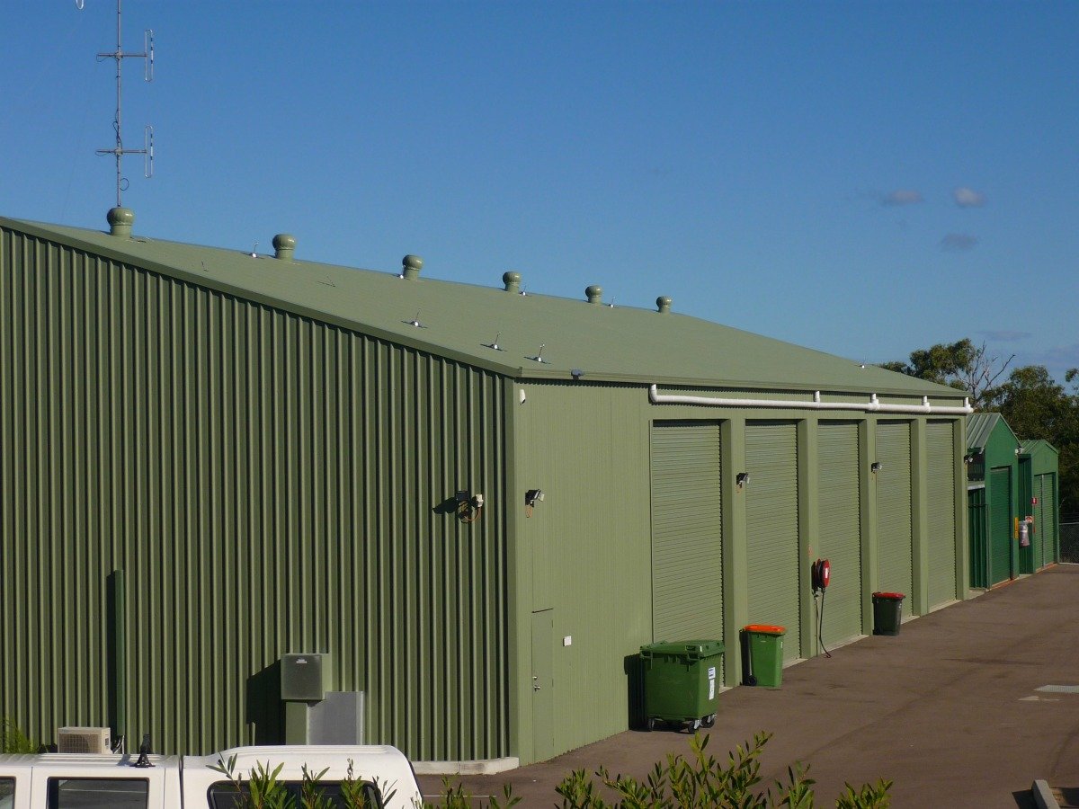 Commercial shed - Lake Munmorah - Front view