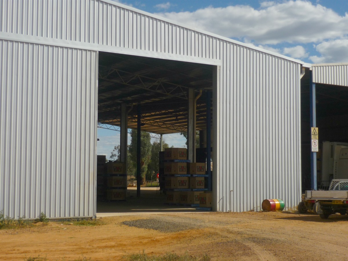Commercial sheds - West Billimari - Inside view