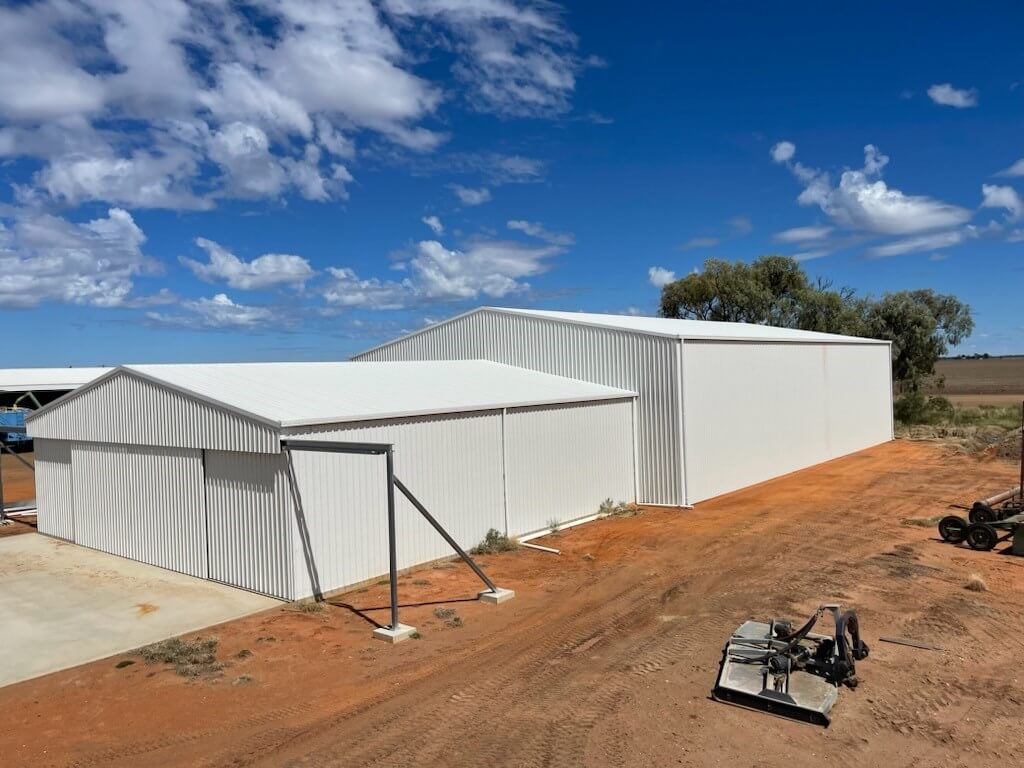 Large scale farm shed