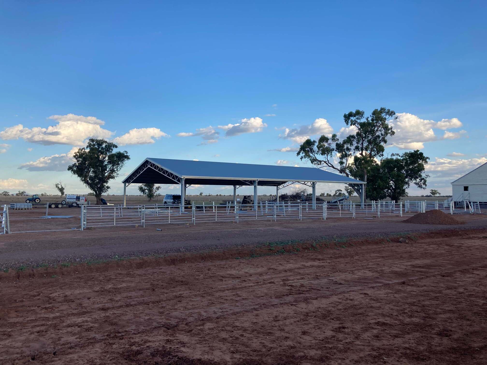 Yard cover completed in West Wyalong NSW