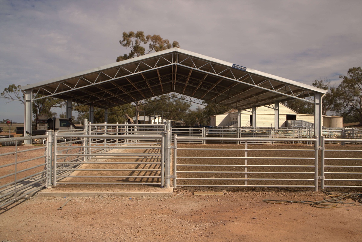 Front of West Wyalong yard cover