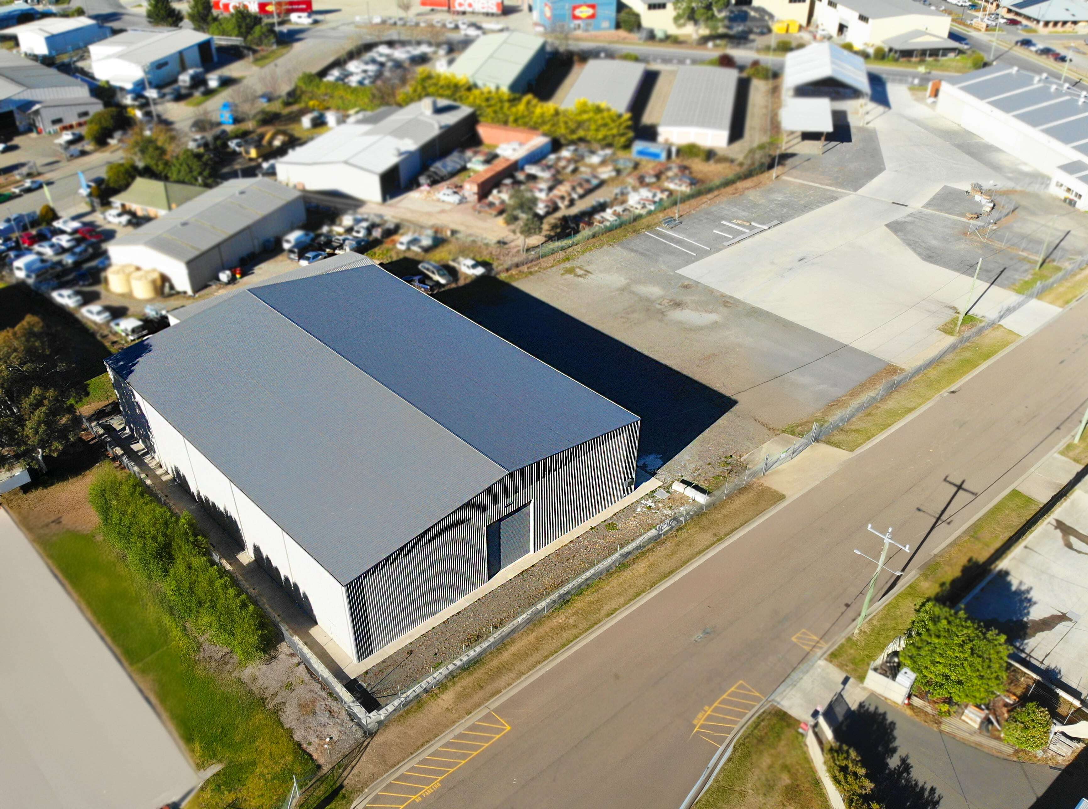 40 x 30 x 8 Industrial Shed Goulburn NSW