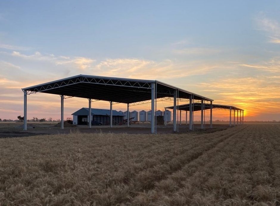 Hay Shed in Moree by ABC Sheds