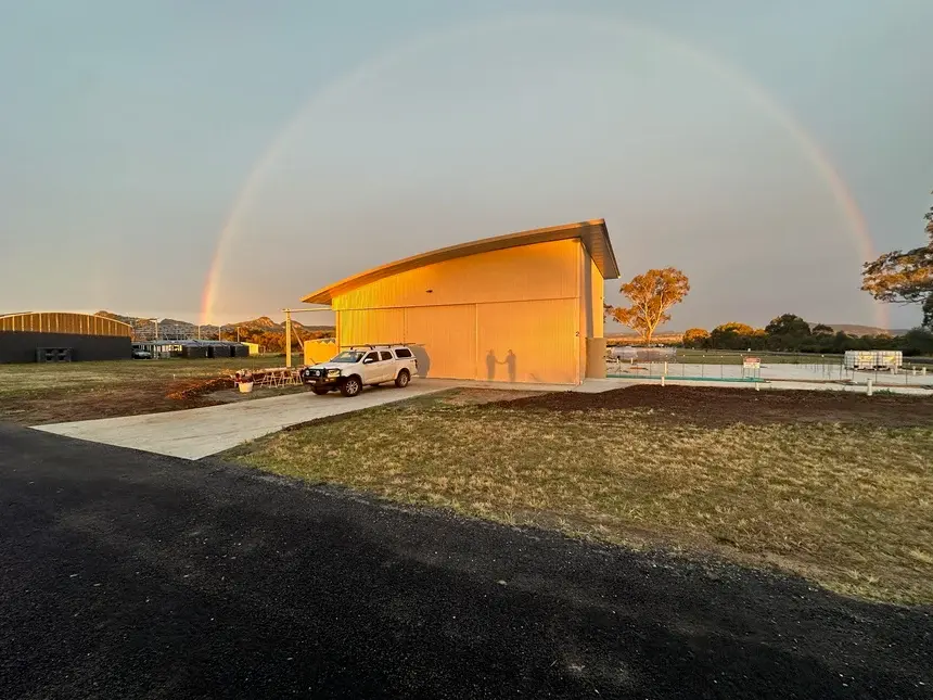 aircraft hangar 