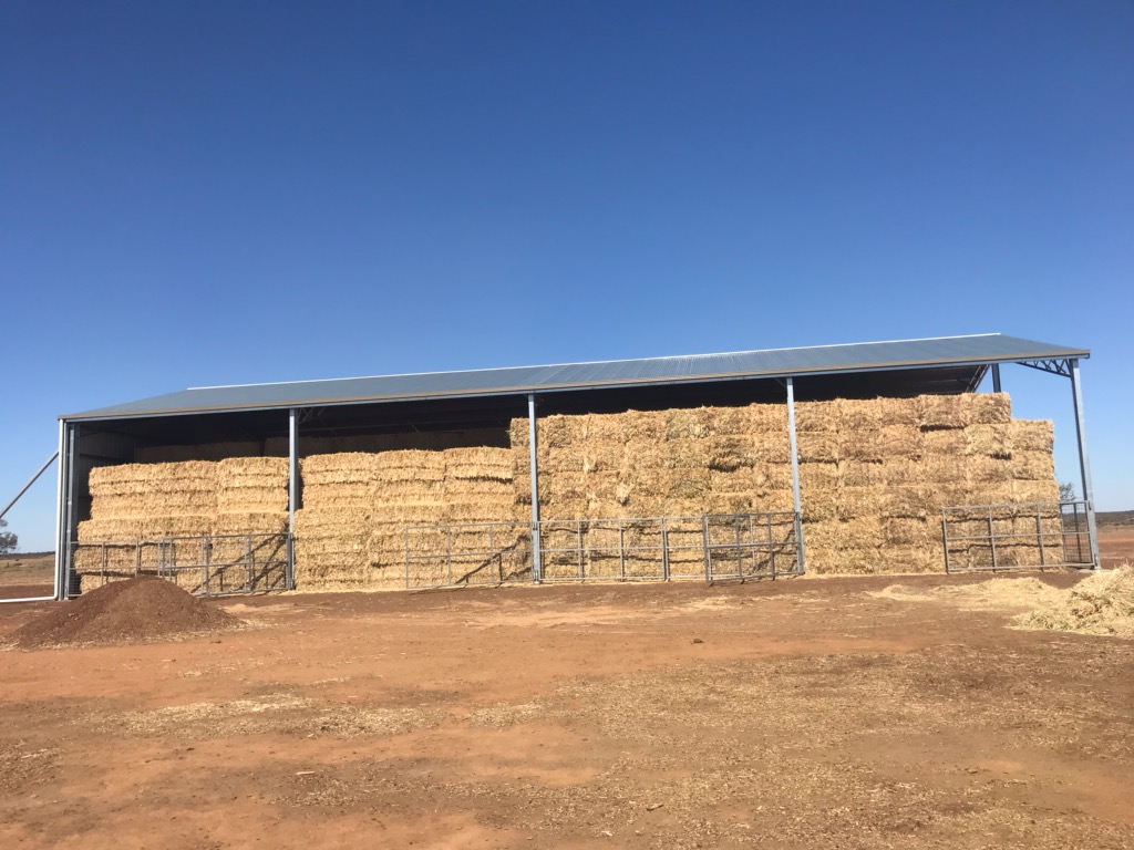 ABC Sheds hay shed in Coleambally