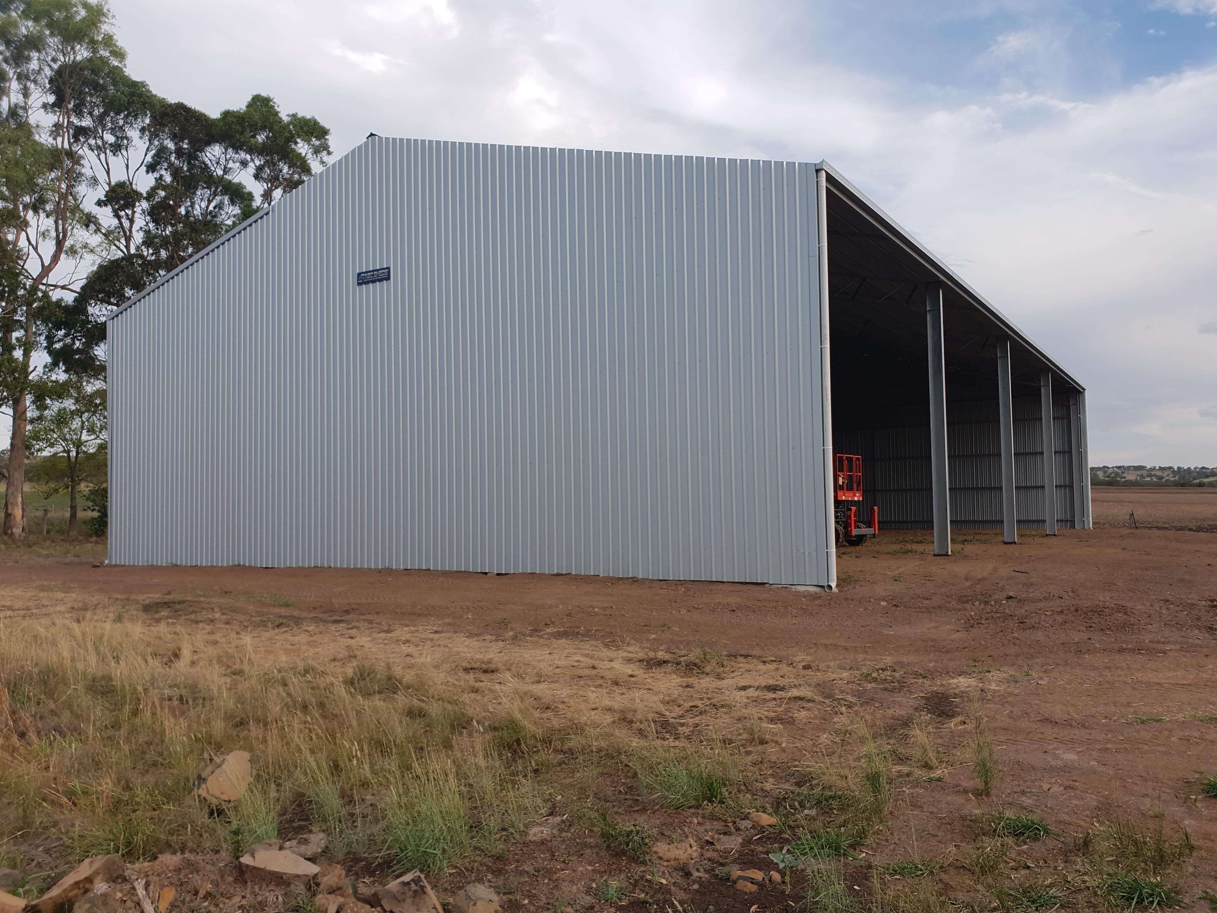Structural steel shed by ABC Sheds