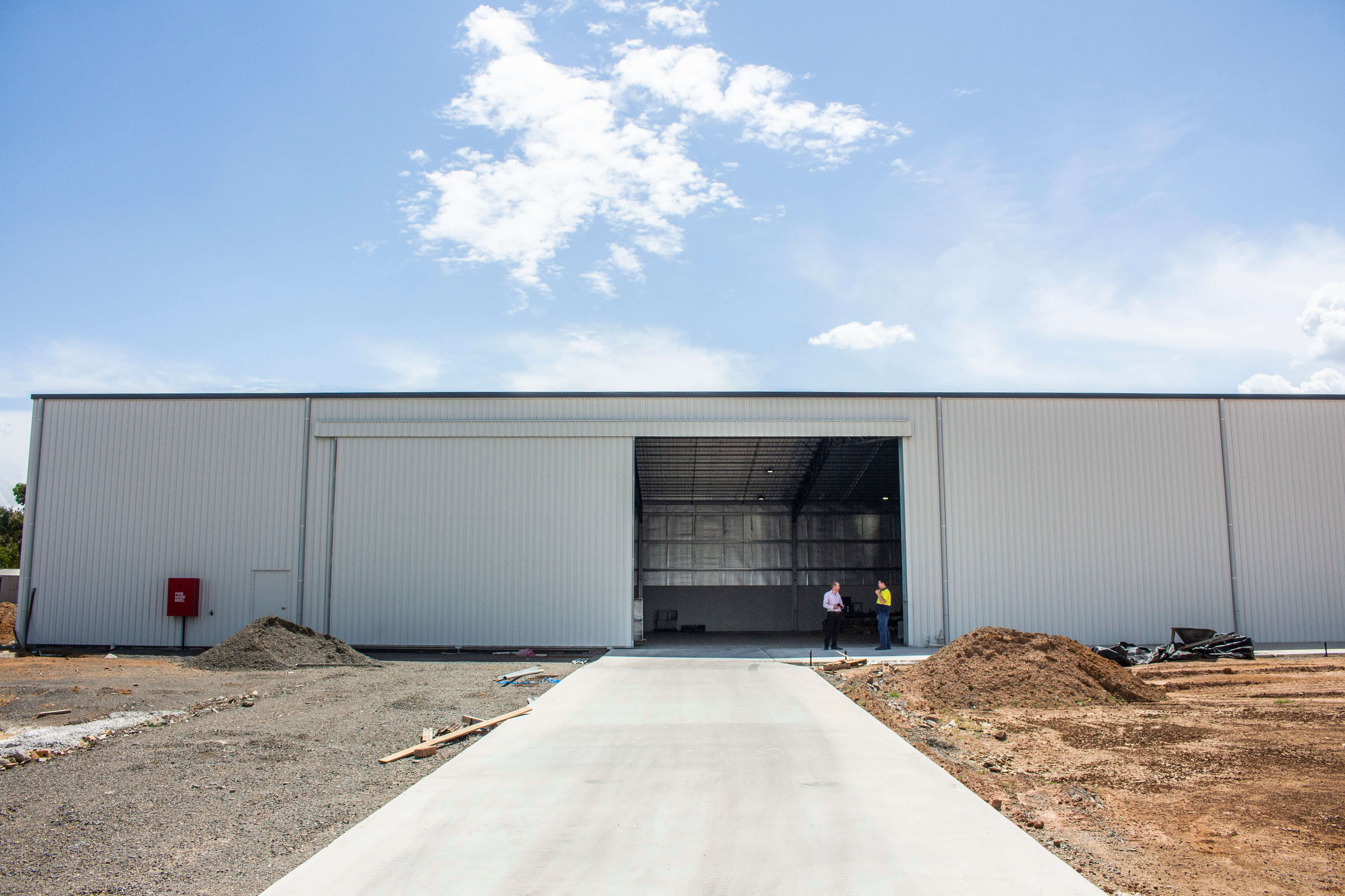 Structural steel industrial shed in Goulburn NSW