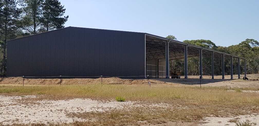 ABC Sheds horse arena in Marulan NSW