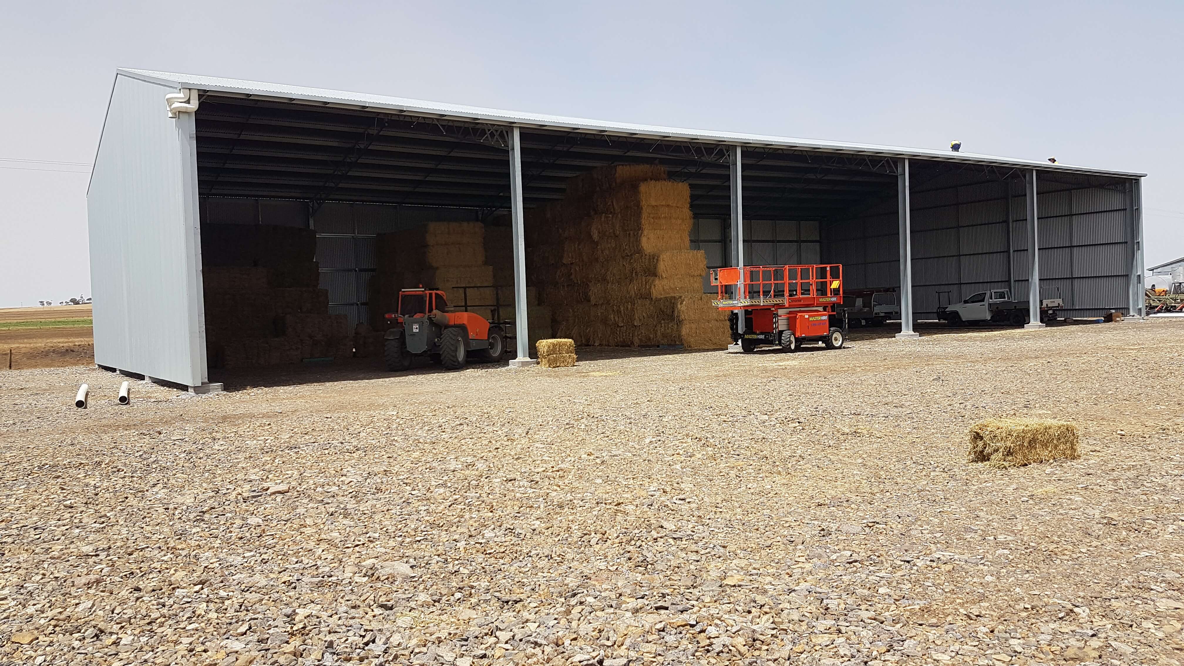 QLD farm shed supplied by ABC Sheds