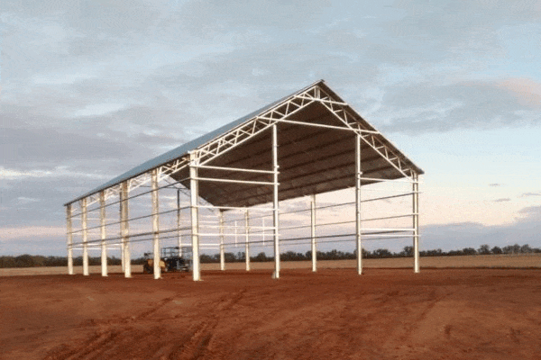 ABC Sheds fertiliser shed in Biniguy