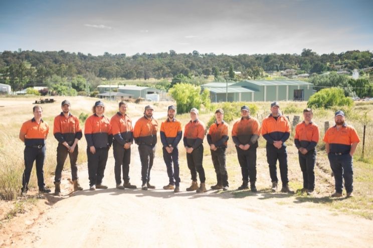 ABC Sheds production team